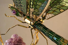 Load image into Gallery viewer, LACEWING ALIGHTING SCULPTURE BY LARRY SCHUSTER

